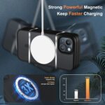 ORETECH Magnetic for iPhone 15 Case, [Compatible with MagSafe][2 Pcs Screen Protectors][15 FT Drop Protection] Frosted Translucent Back, Shockproof, Anti-Scratch Phone Case for iPhone 15, Black - Image 4