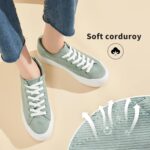 THATXUAOV Womens Platform Sneakers White Tennis Shoes Casual Low Top Fashion Sneakers - Image 4