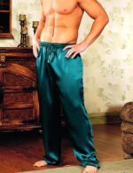 Lonxu Mens Satin Pyjamas Pants Sleep Bottoms Lounge Pants S~4XL - Image 3