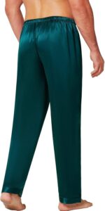 Lonxu Mens Satin Pyjamas Pants Sleep Bottoms Lounge Pants S~4XL - Image 5