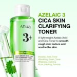 Anua Azelaic Acid 3 CICA Skin Claryfing Toner, Soothing & Clear Care, with Salicylic Acid & Azelaic Acid, Sebum & Spot Care, Suitable for Sensitive Skin, Korean Skin Care (250ml / 8.45 fl.oz.) - Image 3