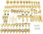 Car Air Conditioning Leak Detector 77pcs Automotive Air Conditioning Leak Test Kit Brass Ac Leak Detection Tools Connector Repair Kit for Car Auto AC - Image 4