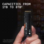 WD_Black SN850X 4TB NVMe SSD with Heatsink - M.2 2280, Up to 7,300 MB/s Read speeds, Up to 6,300 MB/s Write speeds, Works with PlayStation 5, High Performance Internal Solid State Drive - WDS400T2XHE - Image 7
