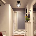 jose2015 Rustic Farmhouse Flush Mount Ceiling Light Fixture,Industrial Black Light Fixture for Entryway Hallway Bedroom Kitchen Stairway Porch with E26 Socket UL Listed-4pack. - Image 3