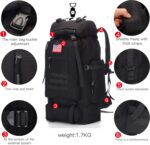 70L/100L Hiking Camping Backpack MOLLE Rucksack Waterproof Daypack for Traveling - Image 6