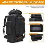 70L/100L Hiking Camping Backpack MOLLE Rucksack Waterproof Daypack for Traveling - Image 10