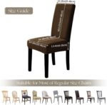 MOSAYT Velvet Dining Chair Covers Set of 4 - Soft Stretch Slipcovers with Thick Removable Fabric for Parsons Chairs, Washable Seat Protectors for Kitchen, Banquet & Home Decor, Coffee - Image 8