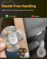 Dexcom G7 & Stelo Adhesive Patches Christmas, Amolyfe 20-Pack Over Patches Waterproof Bump-Proof with 2 Hard Caps and Tin Case, Breathable Medical Overpatch, 10-Day CGM Protection (Holiday) - Image 4