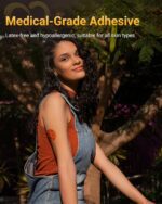 Dexcom G7 & Stelo Adhesive Patches Christmas, Amolyfe 20-Pack Over Patches Waterproof Bump-Proof with 2 Hard Caps and Tin Case, Breathable Medical Overpatch, 10-Day CGM Protection (Holiday) - Image 9