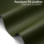 WAYBER Leather Desk Pad Protector, Waterproof Mouse Pad, PU Desk Mat, Office Desk Cover, Desk Writing Mat for Office/Home/Work/Cubicle (Olive Green) 35.4x17in - Image 4