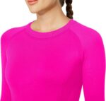 MathCat Workout Shirts for Women Long Sleeve, Workout Tops for Women, Quick Dry Gym Athletic Tops，Seamless Yoga Shirts - Image 3