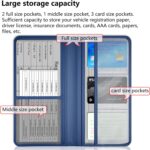 Pink Car Registration & Insurance Card Holder for Glove Box Organizer Vehicle License Document Auto Truck Comparment Interior Accessories Case - Image 3