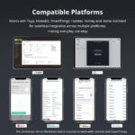 Wireless Zigbee Smart Button, 4-Way Remote Control Button Switch for Smart Home Devices, Scene Controller, Compatible with Tuya, Home Assistant, Homey, Hubitat, Requires Tuya Zigbee Hub - Image 4