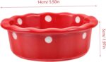 1pc Christmas Cat Ceramic Bowl Cute Pet Food Container for Cats and Dogs Easy Holiday Feeding Pet Food Dish for Puppies - Image 3