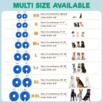 BENCMATE Inflatable Dog Cone Collar Alternative, Soft Dog Cone for Small Medium Large Dogs and Cats, Neck Recovery ECollar Donut Collar After Surgery (Medium, Blue) - Image 6