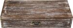 Wooden Drawers Organizer Soild Farmhouse Style RetroDesktop Drawer Storage Box Organizer With Drawers, Office Organization for Countertop Table To Store Mail, Phone, Suppliers, Glasses (Retro) - Image 5