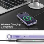 bicol for iPhone 12 Mini Case with Screen Protector and Camera Lens Protector - Fashionable Flower Floral Designs for Women Girls - Shockproof Acrylic Clear Phone Cover 5.4" - Colorful Succulents - Image 5