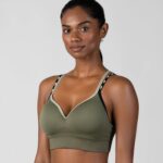 New Balance Molded Cup Sports Bra for Women, Athletic Workout Set Seamless Bra, Sostén Deportivo - Image 3