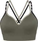 New Balance Molded Cup Sports Bra for Women, Athletic Workout Set Seamless Bra, Sostén Deportivo - Image 4