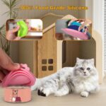 Cat Food Can Covers Lids, Can Lids For Dog Food, Pet Food Can Covers 10Pcs - Universal Most Standard Size Silicone Lid Saver Toppers with Spoon Spatula for Pet Wet & Canned Food Storage (Blue SET) - Image 5