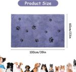 5PCS Microfiber Dog Towels for Drying Dog, 39'' X 23.6'' Pet Towel, Super Absorbent and Soft Pet Grooming Dogs Paw Towel, Fast-Drying Towels Shower Bath Supplies for Large Medium Small Dogs - Image 3