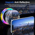 for iPhone Air Camera Lens Protector, Individual Metal Ring Tempered Glass Lens Cover,[Strong Adsorption] Scratch Resistant Thin HD Clear Lens Cover,1 Set-Colorful - Image 5