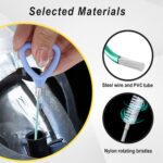 3 PCS Sunroof Drain Cleaning Tool, Flexible Extra Long Pipe Cleaners Soft Drain Brush Pipe Cleaning Set with 2 Straight Flexible Clean Brush for Car Sunroof Hood Door Trunk - Image 5