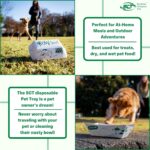 Southern Champion Tray, Medium Disposable Pet Food Bowl, 1 Cup (50 Quantity) Cat Tray, Travel Pet Bowl, Feeding Cats and Dogs, Wet Dry Food, Indoor and Outdoor, One Cup Capacity - Image 5