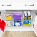 Sorbus Medium Clear Plastic Storage Bins with Lids, Clear Stackable Storage Bins, Laundry Room Organizer Bins, Office, Classroom, Playroom, Bathroom, Laundry Room Organization and Storage (4 Pack) - Image 4