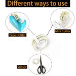 96 Rolls Crystal Tape Refills for Dispenser, 3/4Inch x 1000 Inch, Transparent Stationery Tape for Office, Home, School for Wrapping, Crafts, Office and Professional Use - Image 4