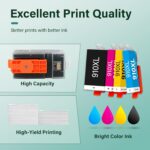 910XL 910 8020 Ink Cartridges Replacement for HP 910 Ink Cartridges Combo Pack HP910XL/910 Multipack for OfficeJet Pro Series 8020 8015 8025 8010 8018 8022 8028 8030 8035 Printer - Image 7