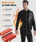 CL convallaria Thermal Underwear Long Johns Set Mens Winter Gift Hunting Gear Sport Base Layer Bottom Top - Image 5