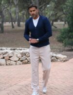 COOFANDY Men's Cardigan Sweater Long Sleeve Casual V Neck Button Down Knitted Sweater with Pockets - Image 4