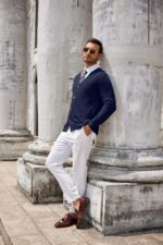 COOFANDY Men's Cardigan Sweater Long Sleeve Casual V Neck Button Down Knitted Sweater with Pockets - Image 7