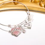 Kivosliviz Godmom Gifts Bracelet from Godcdaughter Bangle Bracelets Godmother Mothers Day Gift Godmother Charm Bracelet - Image 5