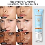 VGO Clear Face Sunscreen SPF 50, Hydrating Sun Essence Leaves No Sticky Feeling Travel Size Sunscreen Against UVA and UVB Rays 50ml / 1.7oz - Image 4