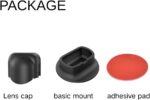 Fotoleey Silicone Desktop Mount & Lens Cap for Insta360 X5 - Desk/Dashboard Kit with Heavy-Duty Adhesive Pad, On-Base Charging Dustproof Set, Charge-Friendly - Image 6