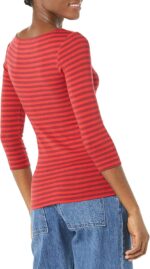 Amazon Essentials Womens Slim-Fit 3/4 Sleeve Boat Neck T-Shirt - Image 4