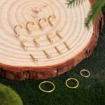 ORAZIO Nose Rings for Women - 14K Gold Filled Hypoallergenic Surgical Steel Nose Ring Hoops 18G/20G Small Cute CZ Straight Screw L Shaped Nose Studs Piercings Jewelry for Women Men 15Pcs - Image 7