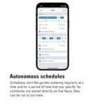 Eve Aqua – Smart Water Controller for Apple Home app or Siri, irrigate Automatically with schedules, Easy to use, Remote Access, no Bridge, Bluetooth/Thread, HomeKit - Image 7