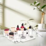 4 Pack Drawer Organizer - 3" X 3" Clear Acrylic Storage Bins with Non-Slip Pads, Versatile Desk Tray for Makeup, Jewelry, Kitchen, Bathroom, and Office Organization - Image 4