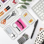 4 Pack Drawer Organizer - 3" X 3" Clear Acrylic Storage Bins with Non-Slip Pads, Versatile Desk Tray for Makeup, Jewelry, Kitchen, Bathroom, and Office Organization - Image 6