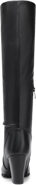 DREAM PAIRS Women's Chunky Heel Knee High Boots - Image 7