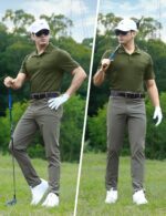 TBMPOY Men's Polo Shirts with Pocket Short Sleeve Quick Dry Casual Sports Outdoor Golf Shirt - Image 8