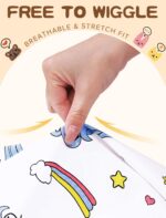 Mikrdoo Baby Girls Pajamas Set 2-Piece Long Sleeve Cotton Stretch Soft Snug Fit Sleepwear for Kids 12Months-7Years - Image 4