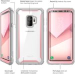i-Blason Case for Galaxy S9 2018 Release, Ares Full-body Rugged Clear Bumper Case with Built-in Screen Protector (Pink) - Image 6