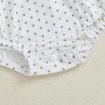 Christmas Outfit Newborn Baby Girl Ruffle Long Sleeve Romper Bodysuit Santa Smocked Bubble Clothes - Image 6