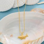 Fish Pendant Necklace for Women, Dainty Ocean-Inspired Chain Jewelry - Image 4