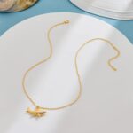 Fish Pendant Necklace for Women, Dainty Ocean-Inspired Chain Jewelry - Image 6