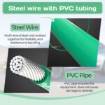 Auto Sun Roof Drain Cleaning Tool,120in Flexible Pipe Brush with 2Pcs Tube Cleaning Brushes for Automotive Sunroofs and Windshield Wiper Drain Holes (Green 120in) - Image 5